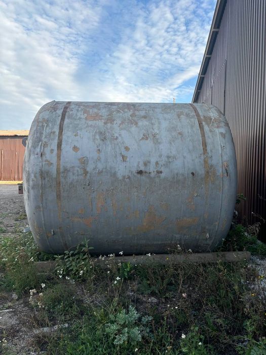 Металева товстостінна емальована бочка харчова