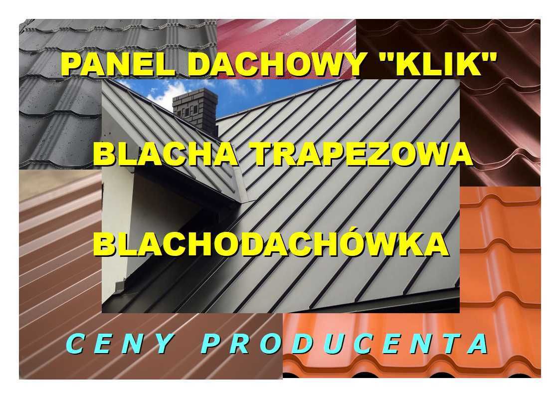 Panel dachowy "klik – na rąbek"  producent dostawa gratis promocja