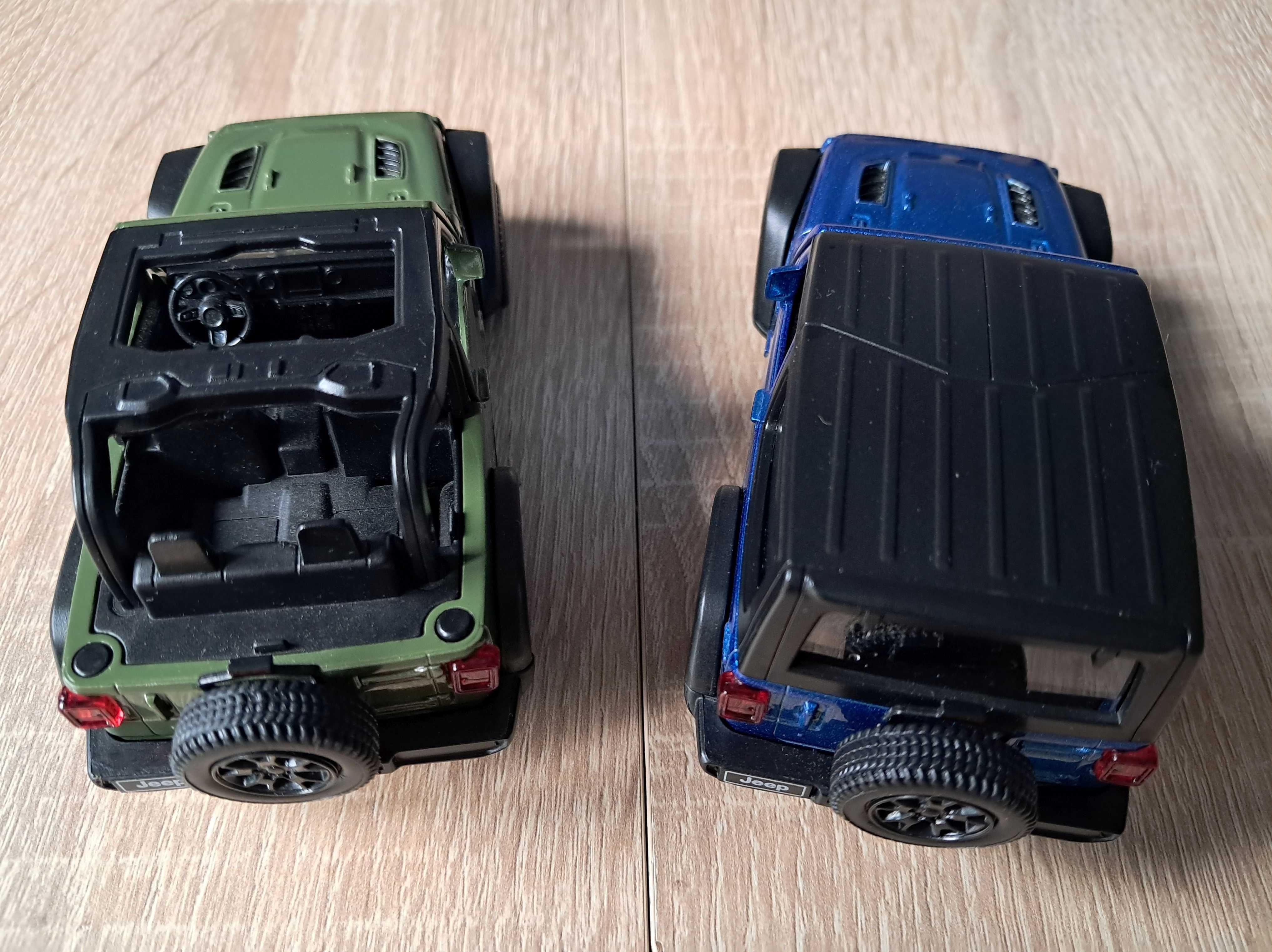 Jeep Wrangler Rubicon zestaw cabrio i dach firmy RMZ. Skala 1:34