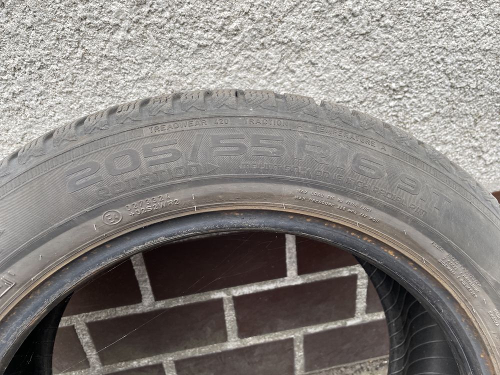 4x Opony zimowe Nokian WR D4 - 205/55/R16