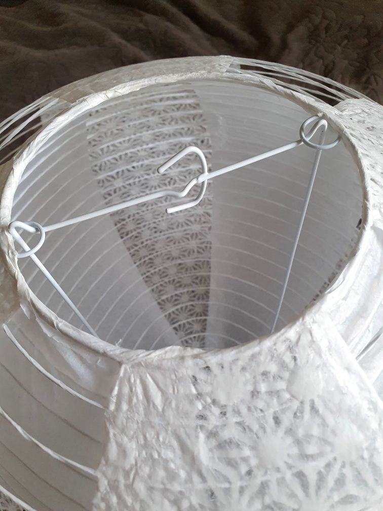 Lampa papierowa abażur klosz Ikea