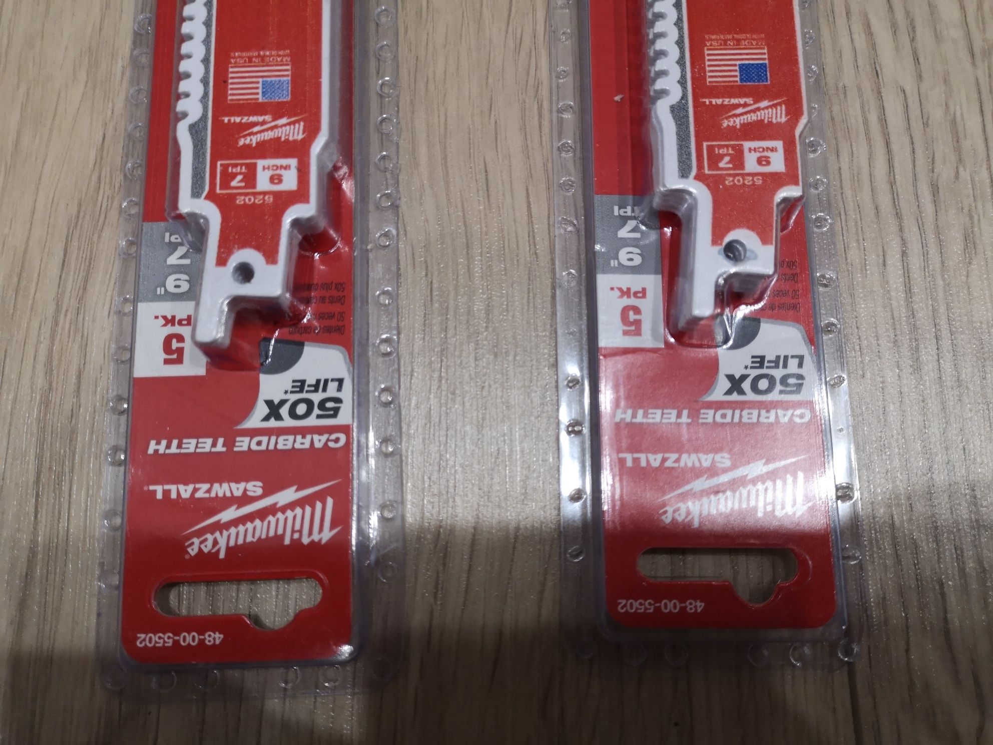 Brzeszczoty z węglikiem Torch TCT 230 mm 5 szt. Milwaukee 48'005502