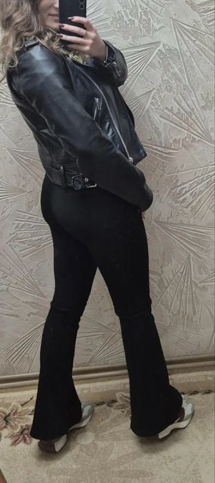 Утеплені штани кльош