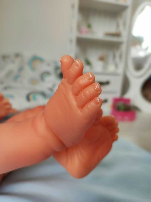 Голий пупс хлопчик реборн Nines d`Onil, 45 см