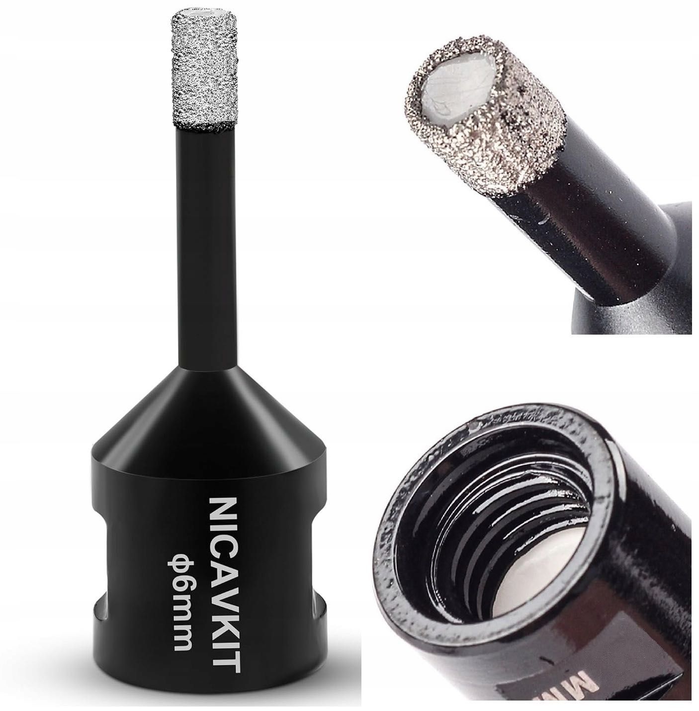 otwornica DIAMENTOWA KORONKA WIERTŁO 6mm M14 do płytek gres kamień