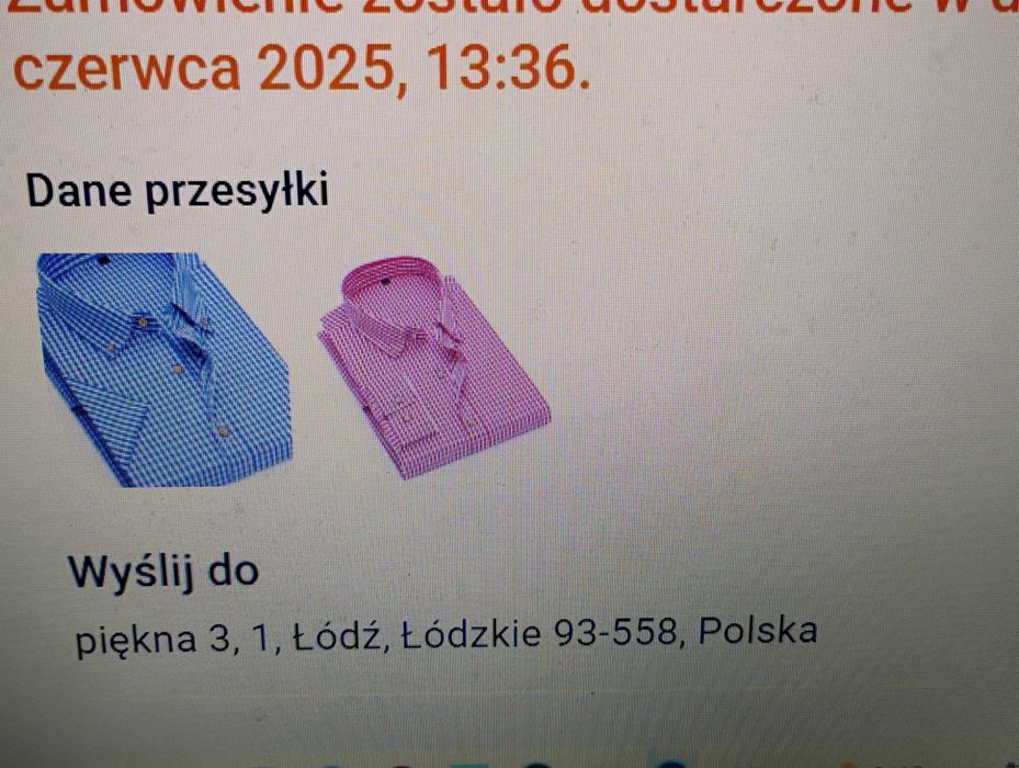 Dwie koszule wizytowe 45/46 Nowe czerwona i niebieska kratka