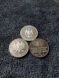 Монети номінал 5 Deutsche mark