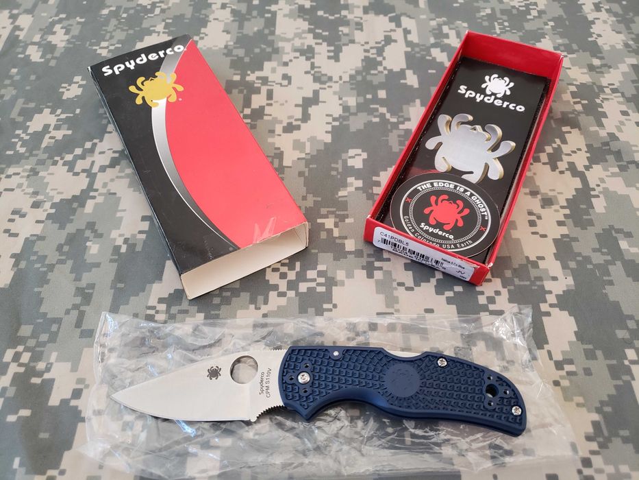 ОРИГНАЛ Ніж Складний Spyderco NATIVE Кишеньковий C41GPDBL5 Tenacious