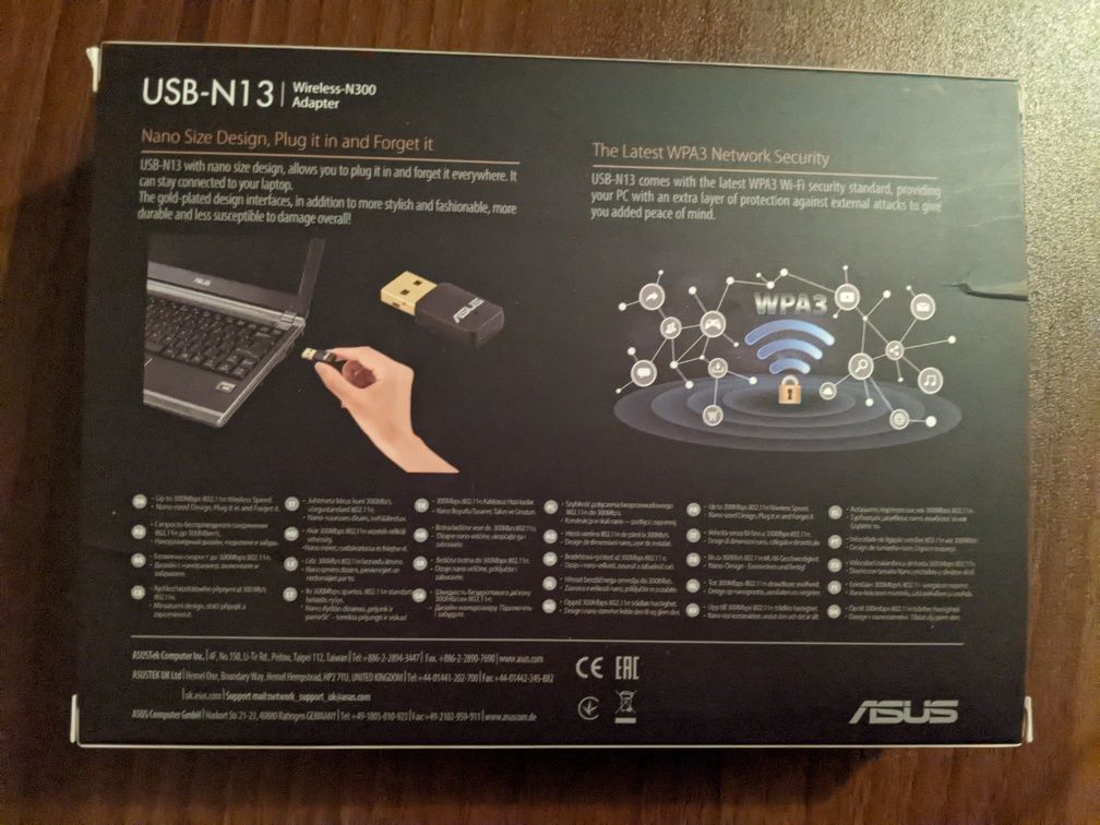 Мережевий адаптер Asus USB-N13/Wireless N-300