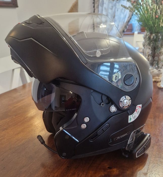 Kask szczękowy Nolan + Interkom Scala Rider  Q1