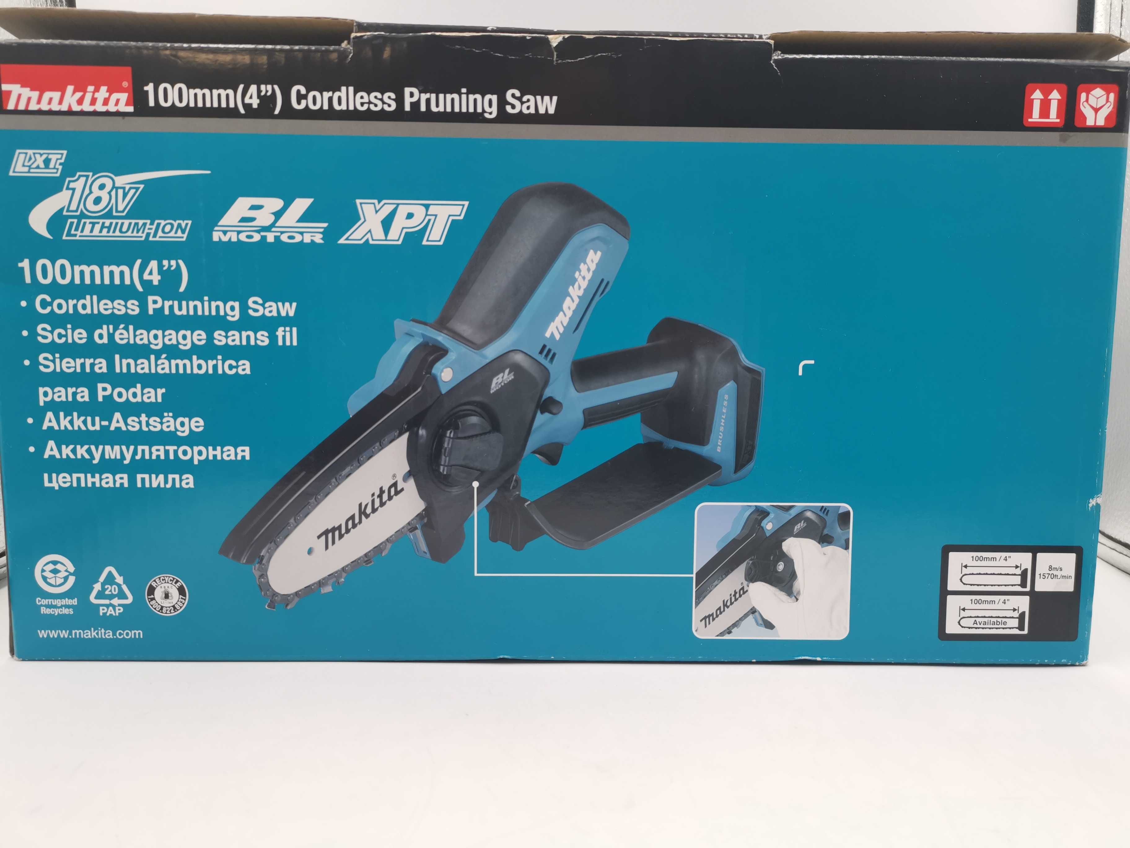 Na Lewara Pilarka akumulatorowa do gałęzi Makita LXT 18V 100mm