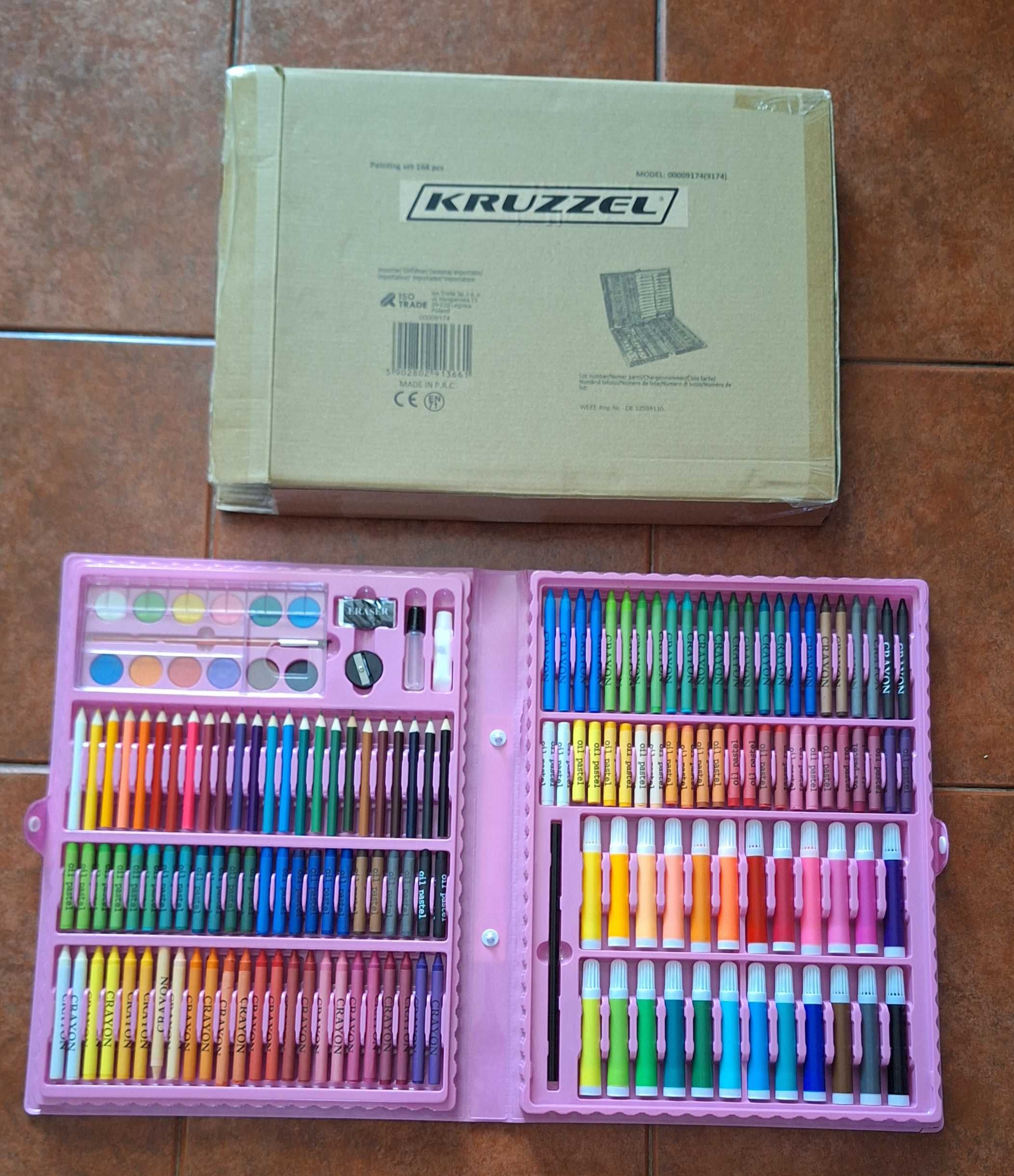Conjunto de pintura com 168 peças, novo