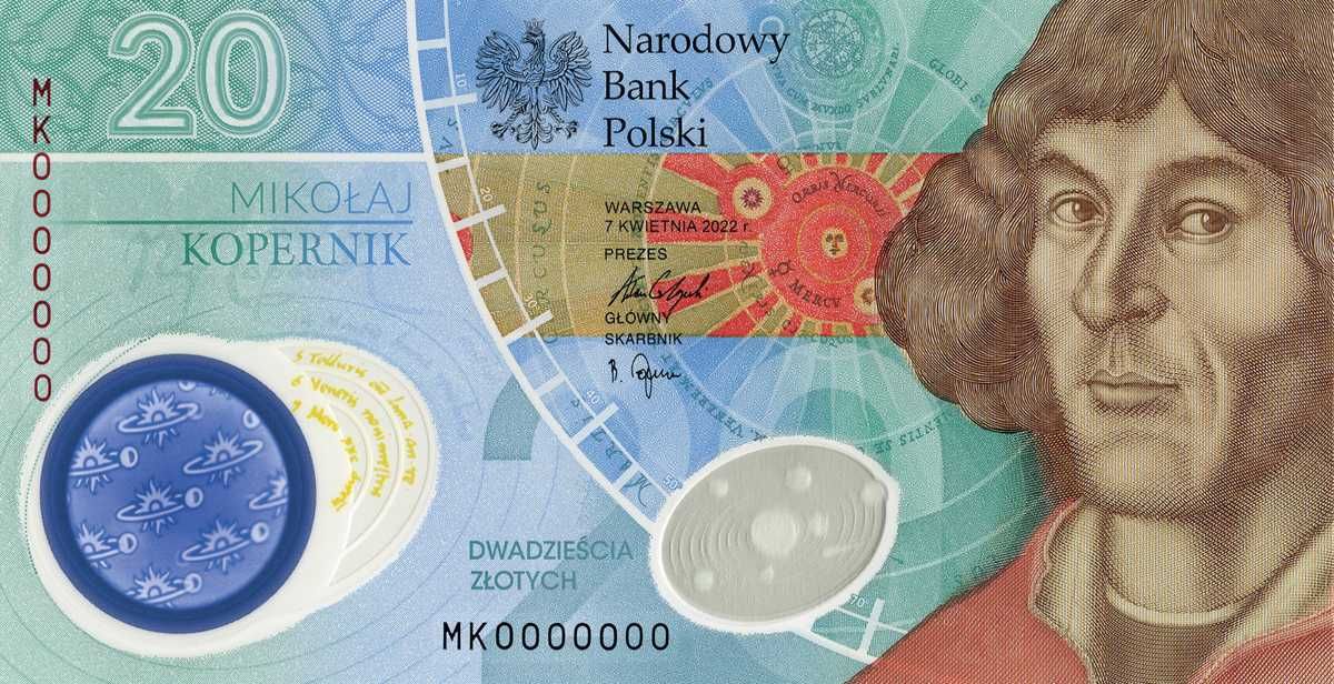 20 zł Mikołaj Kopernik - banknot kolekcjonerski - zestaw 5 szt