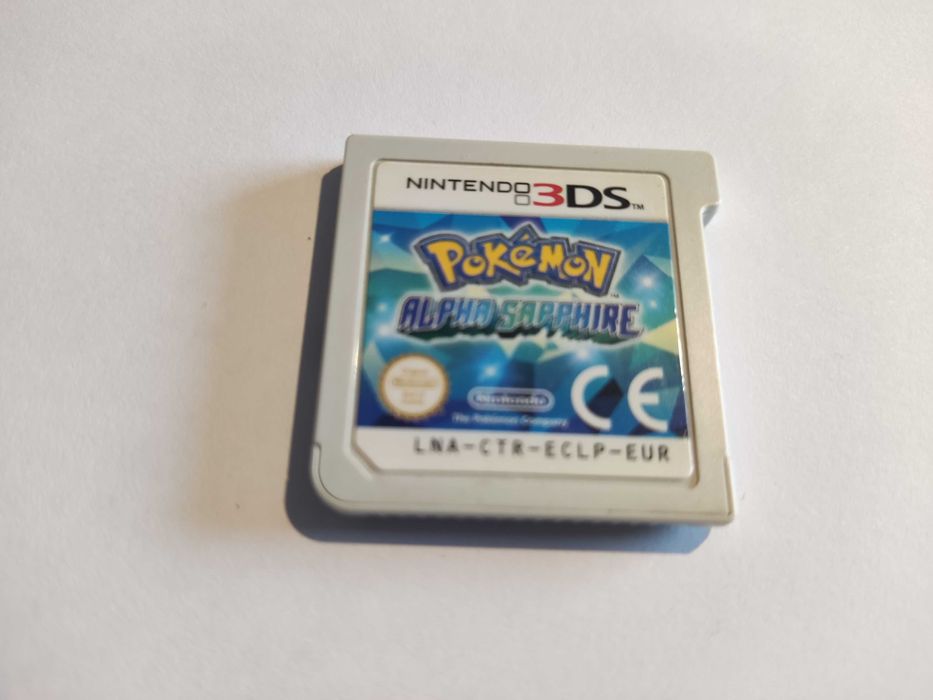 Pokémon Alpha Saphire jogo completo + manual