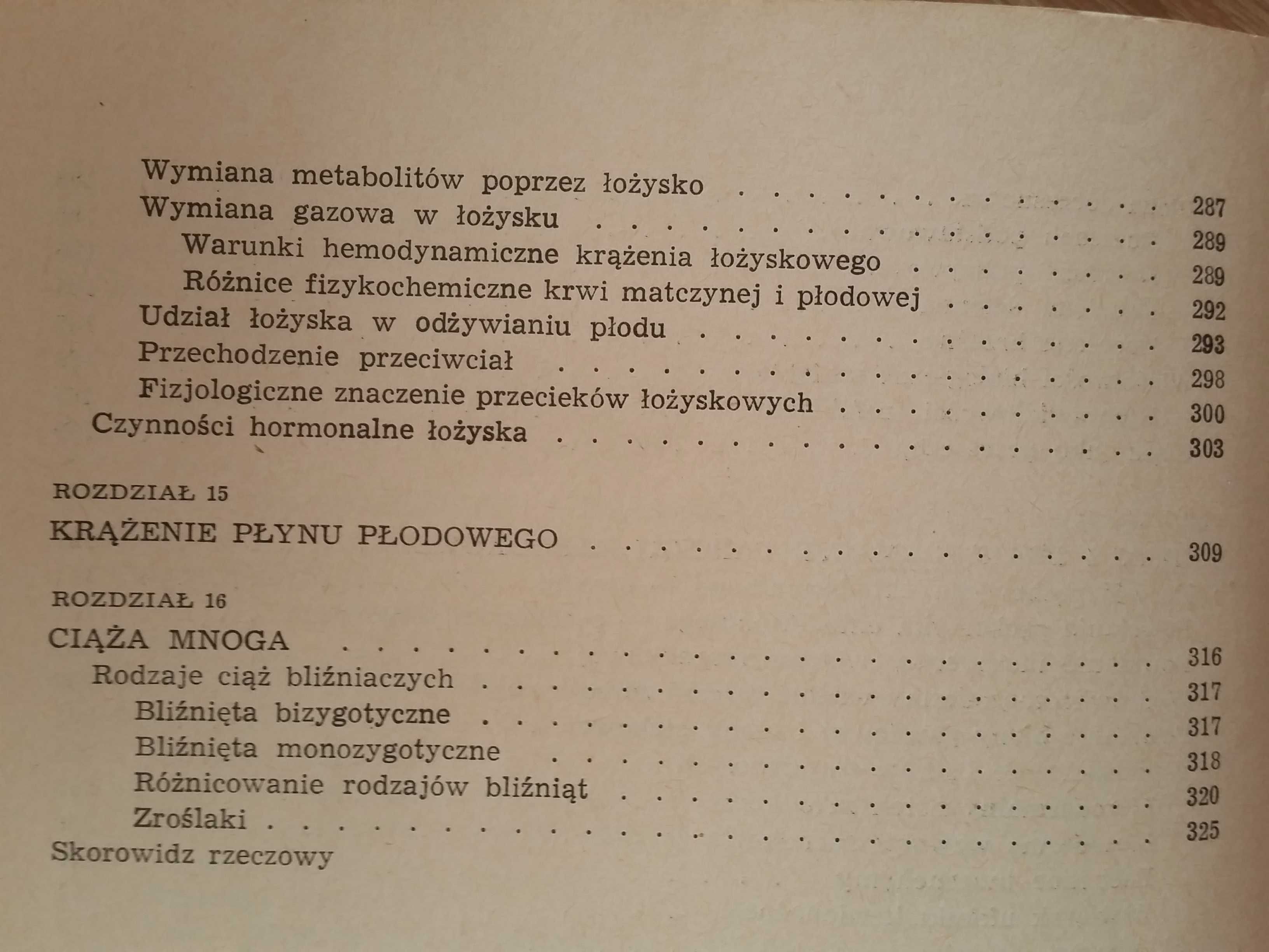 Embriologia ogólna biologia medycyna studia 1972