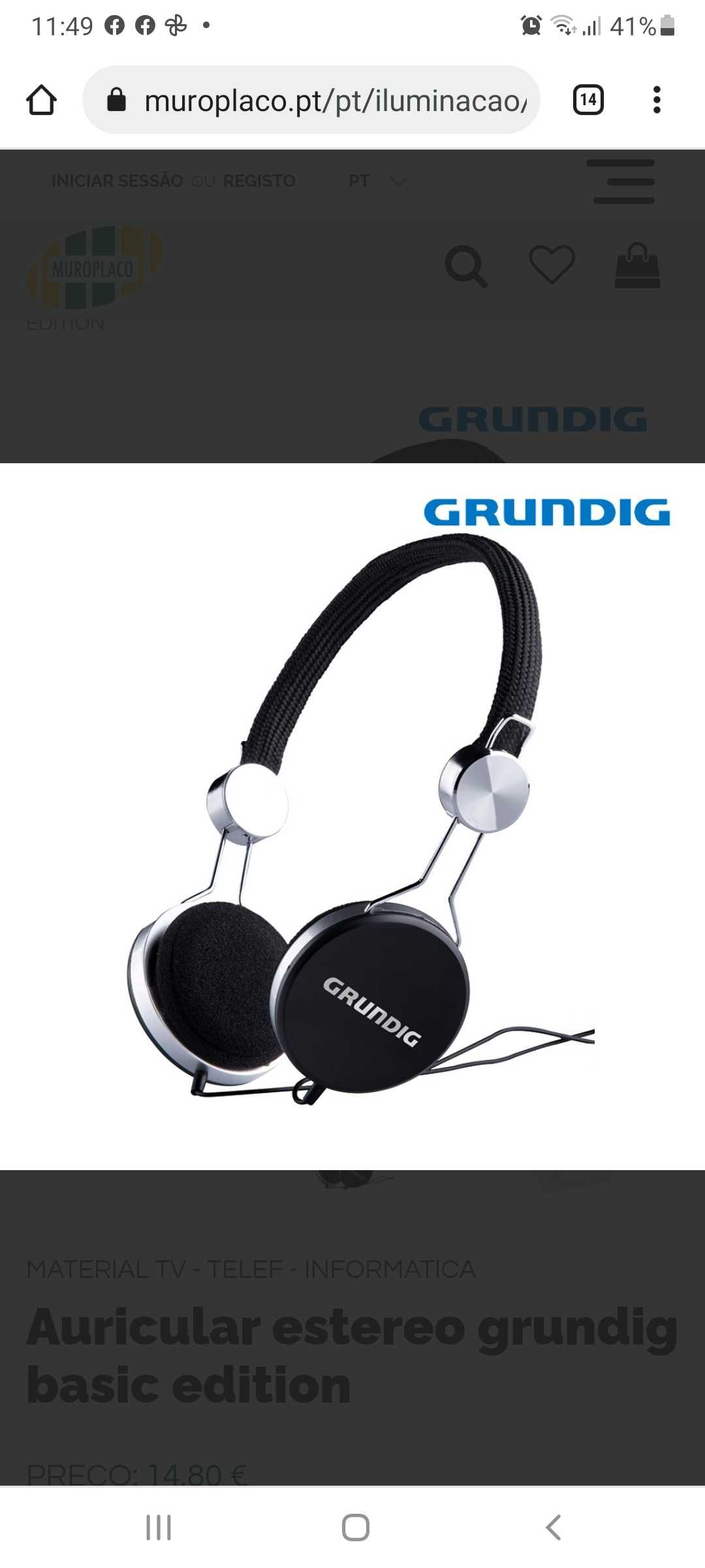 Headphones Grundig Basic Edition