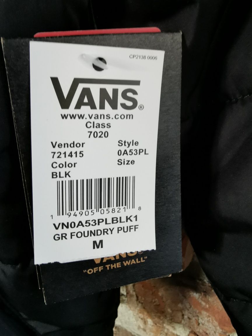 Kurtka puchowa Vans dla dziewczynki nowa z metką i