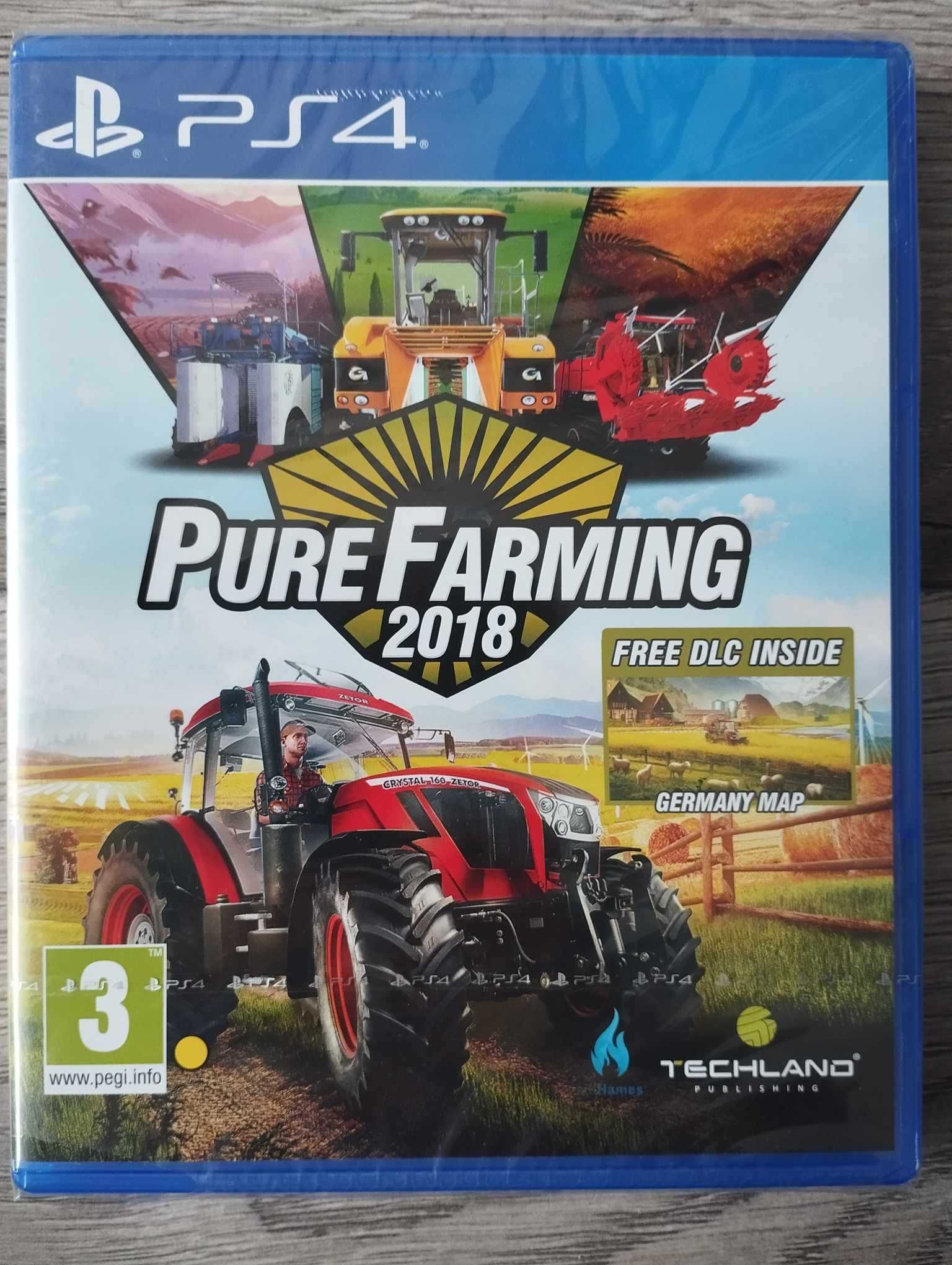 Nowa Gra Pure Farming 2018 Polska Wersja PS4/PS5 Playstation