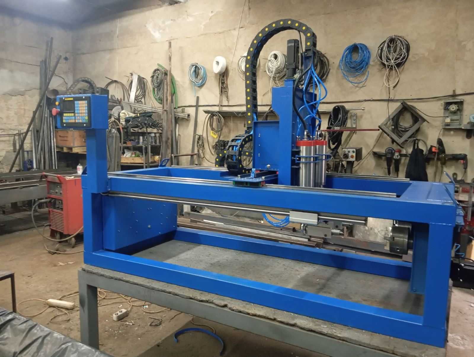 Токарно-фрезерный станок ЧПУ по дереву cnc lathe wood.  2 шпинделя.