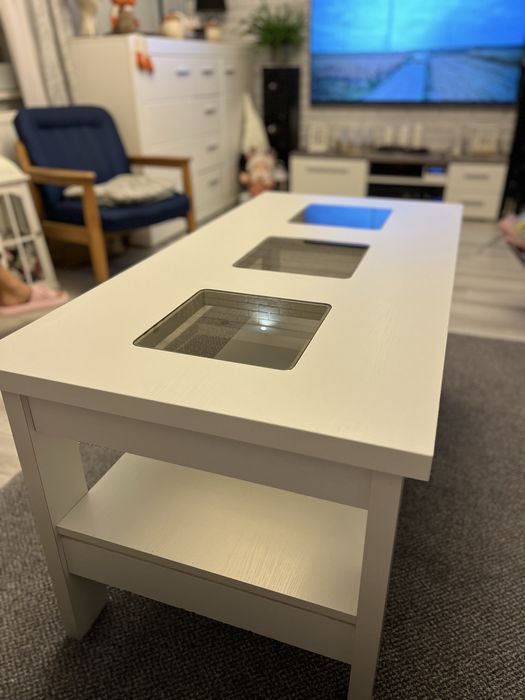 Biała ława firmy Bodzio meble