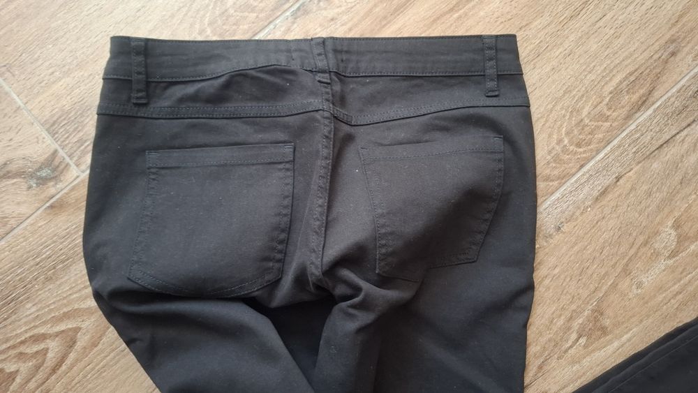 Jeansy spodnie damskie czarne Tom & Rose 40/L