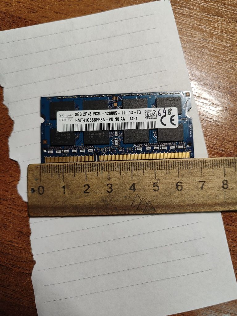 Продам оперативну пам'ять в робочому стані SK/hynix 4Gb 1600MHh ddr3