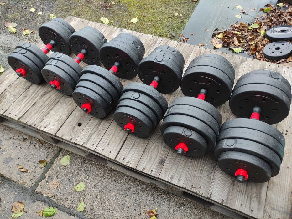 Zestaw Hantli Hantle regulowane 2x20kg 2x15kg 2x10kg w sumie90kg 300zł
