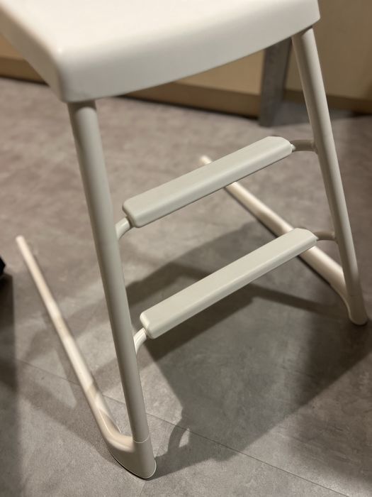 Krzesło dzieciece langur ikea biale antilop