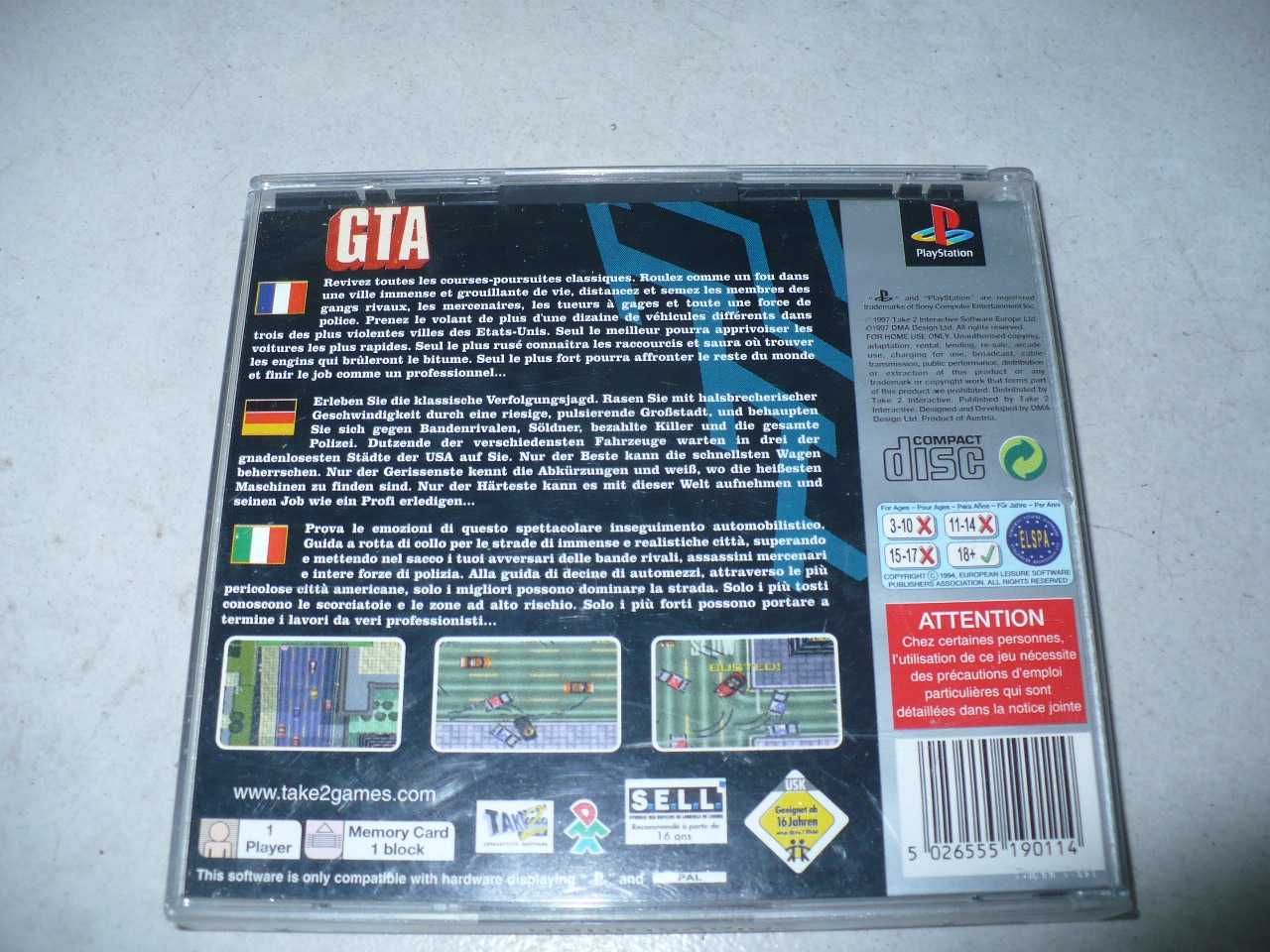GTA na Ps ONe Clasic