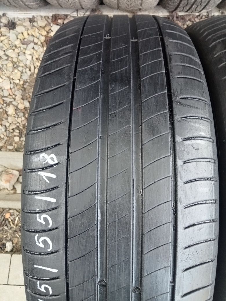 2x Opony Używane Letnie 215/55R18 Michelin