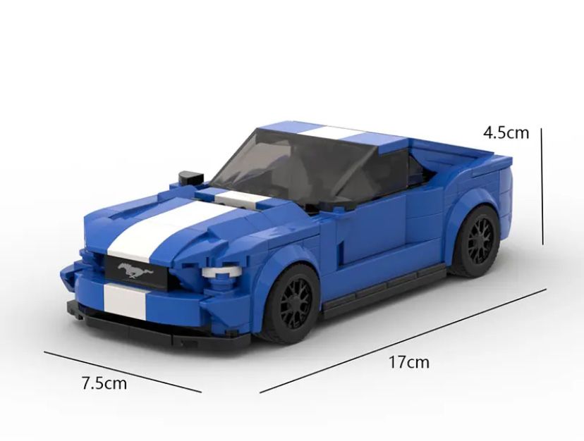 Klocki wzór LEGO Ford Mustang Autko Samochodzik Sportowy Prezent