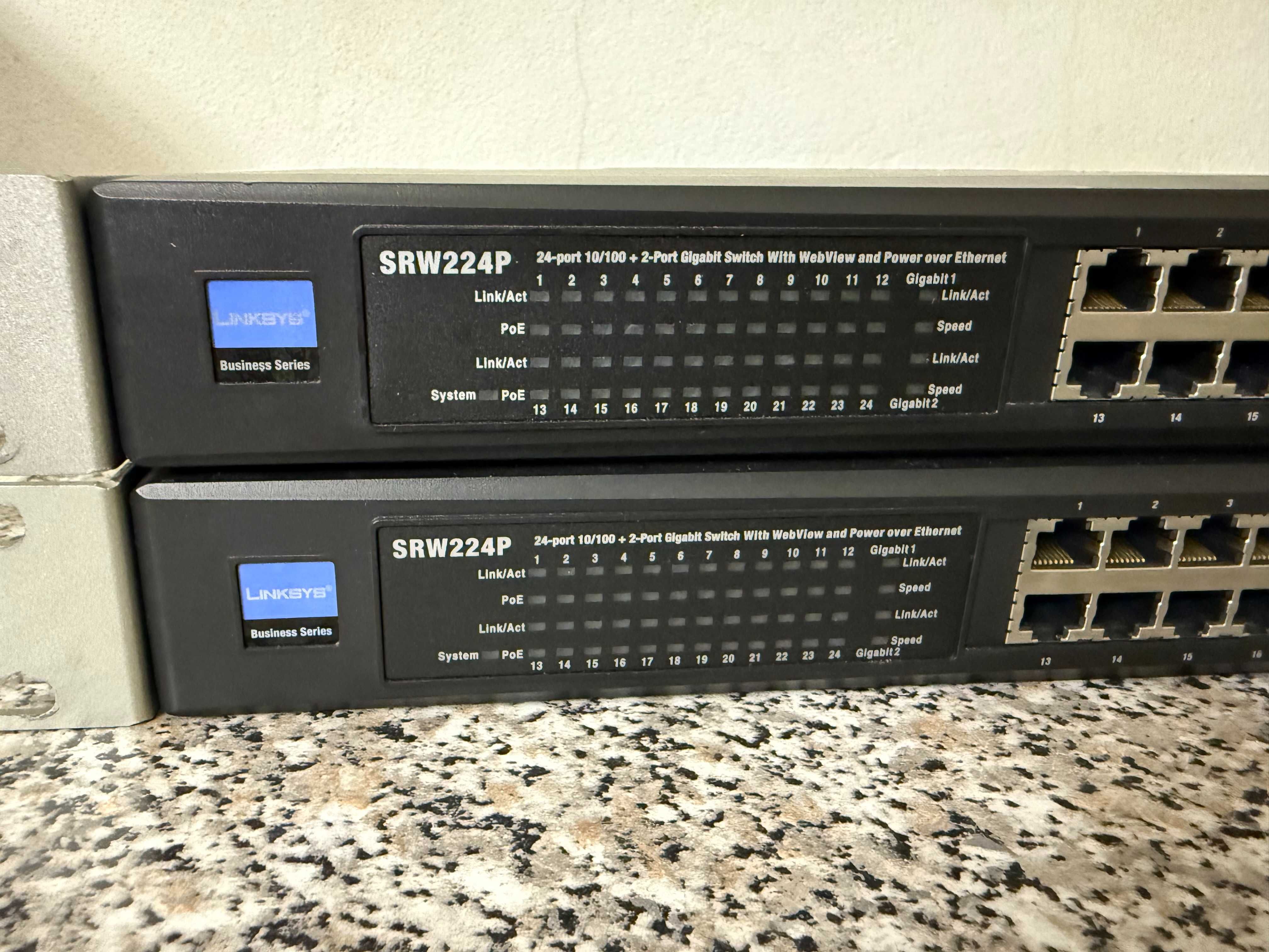 Cisco SRW224P 24-Port 10/100 + 2-Port Gigabit Switch: WebView/PoE