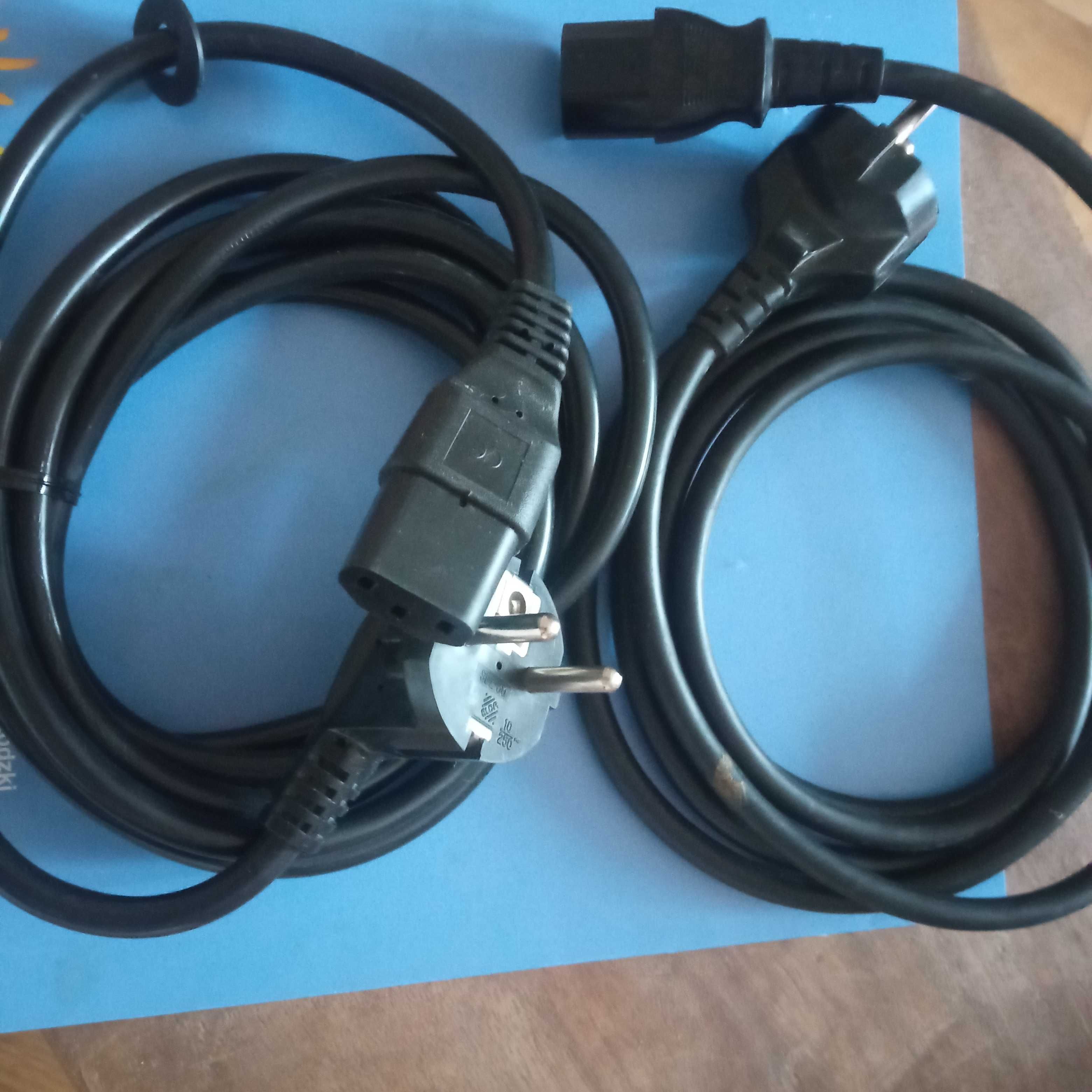 Kabel zasilający Schuko IEC 320 C13 SAVIO 1.8 m 2 sztuki