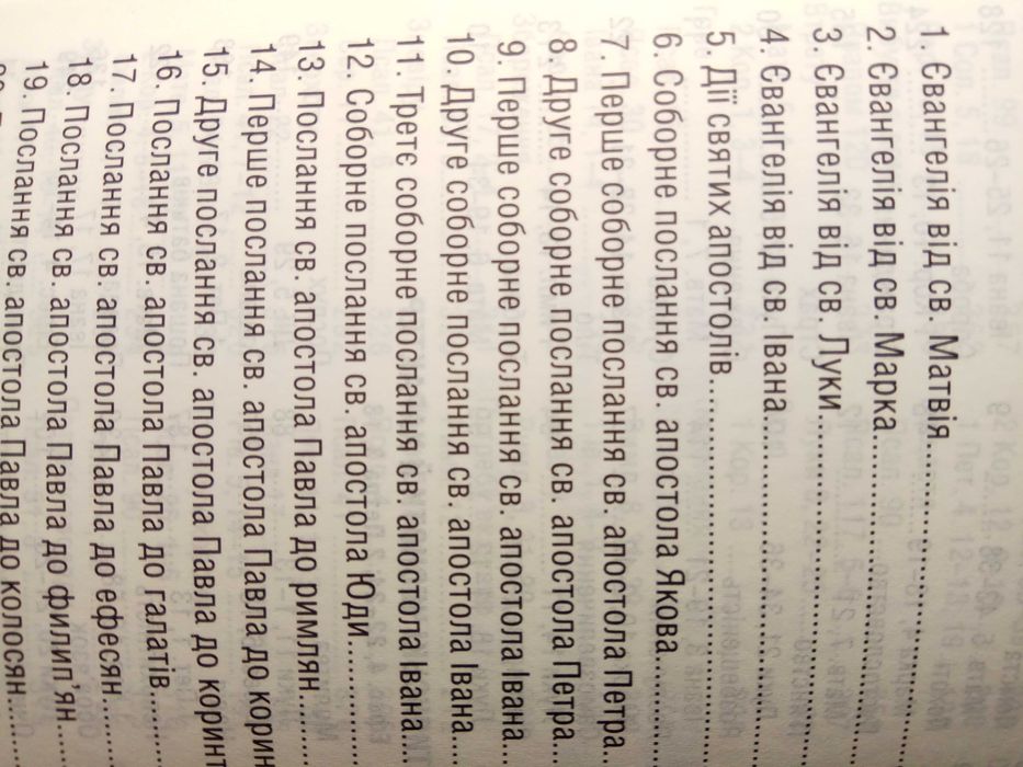 Книга религії Новий заповіт