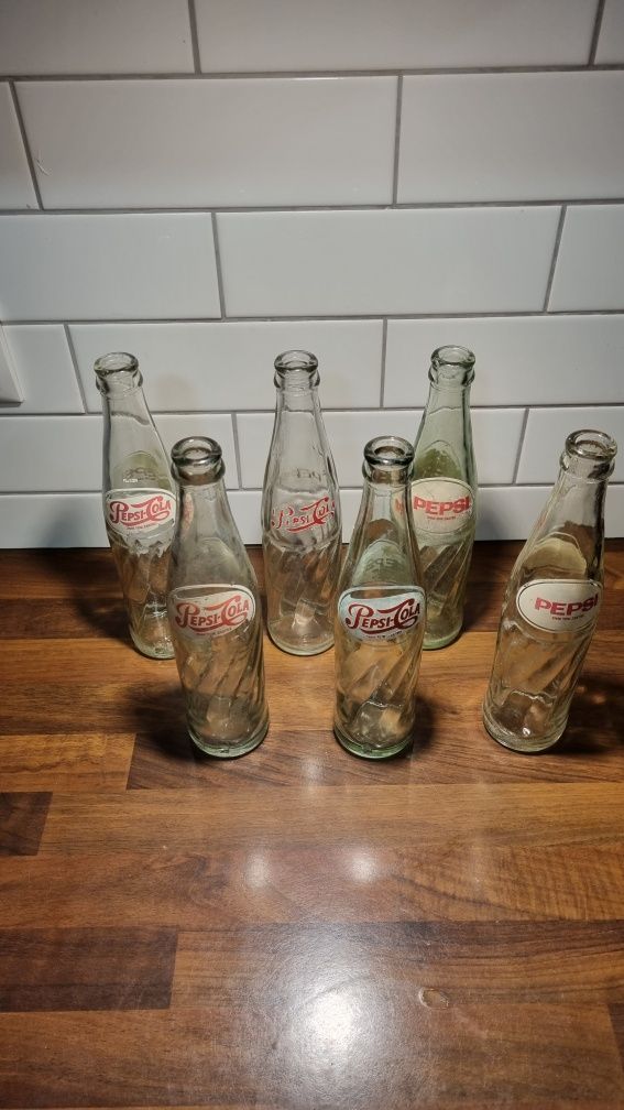 Butelki Pepsi Cola z PRL