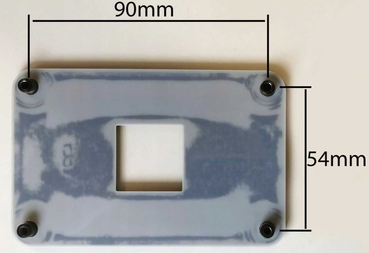 Zestaw montażowy metalowy (Backplate + Zapinki) AMD AM4