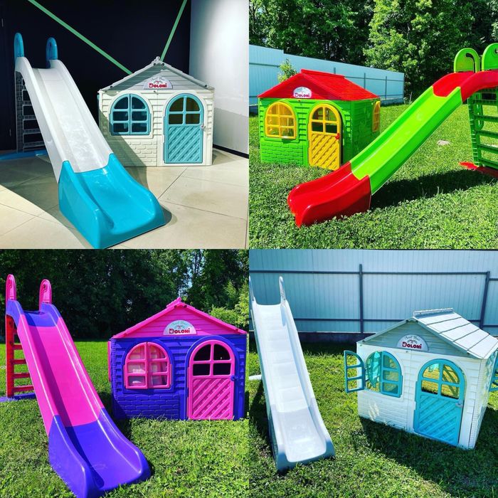 ЗНИЖКА‼️Дитячий майданчик «Долоні»!Гірка. Пісочниця. Будиночок. Хатка