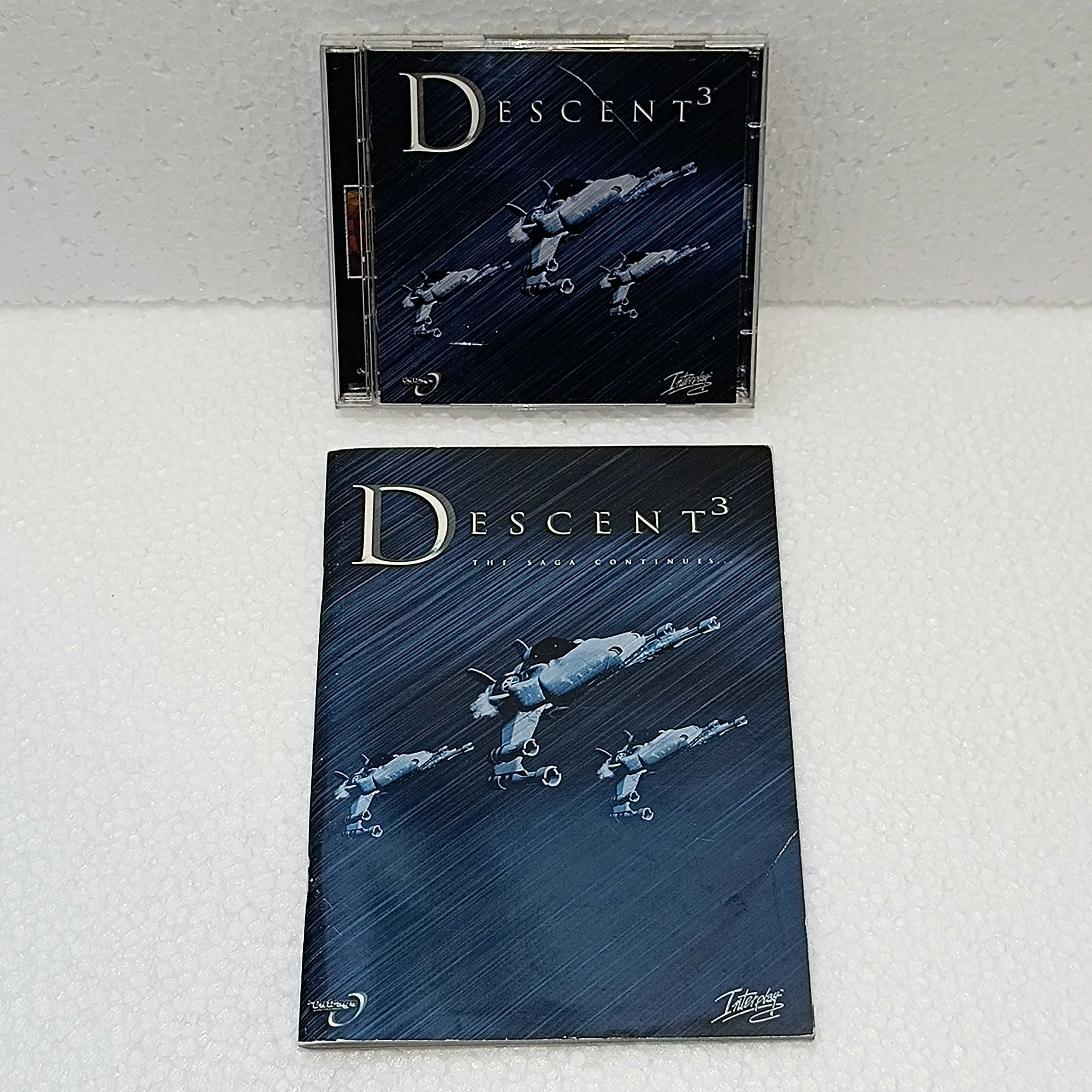 Descent 3 PC CD Rom - Jewel Case com 2 Discos + Manual