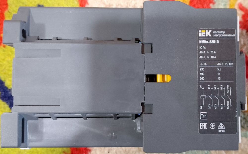 Контактор КМИп-22510 25А 24В/АС3