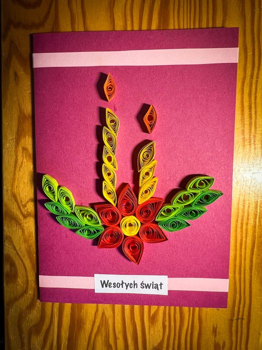 Kartka świąteczna z miejscem na własne życzenia