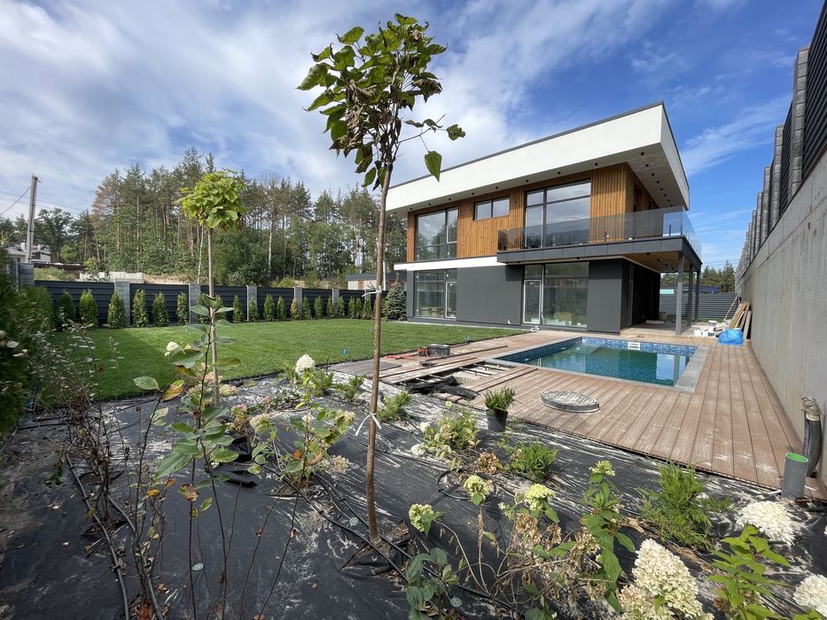 Будинок з меблями і Басейн |200м2|7 соток| Км Нова Ходосівка біля лісу