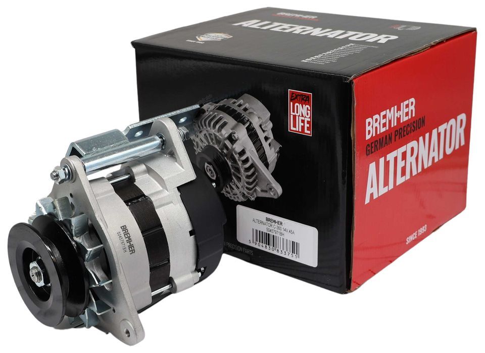 BREMHER Rozrusznik + ALTERNATOR 14V 45A + Instalacja C360 [8404]