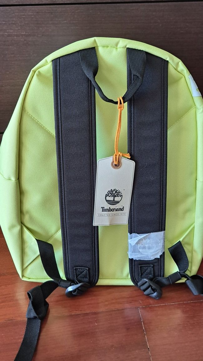 Mochila Timberland 2 fechos Amarela e Laranja - NOVA