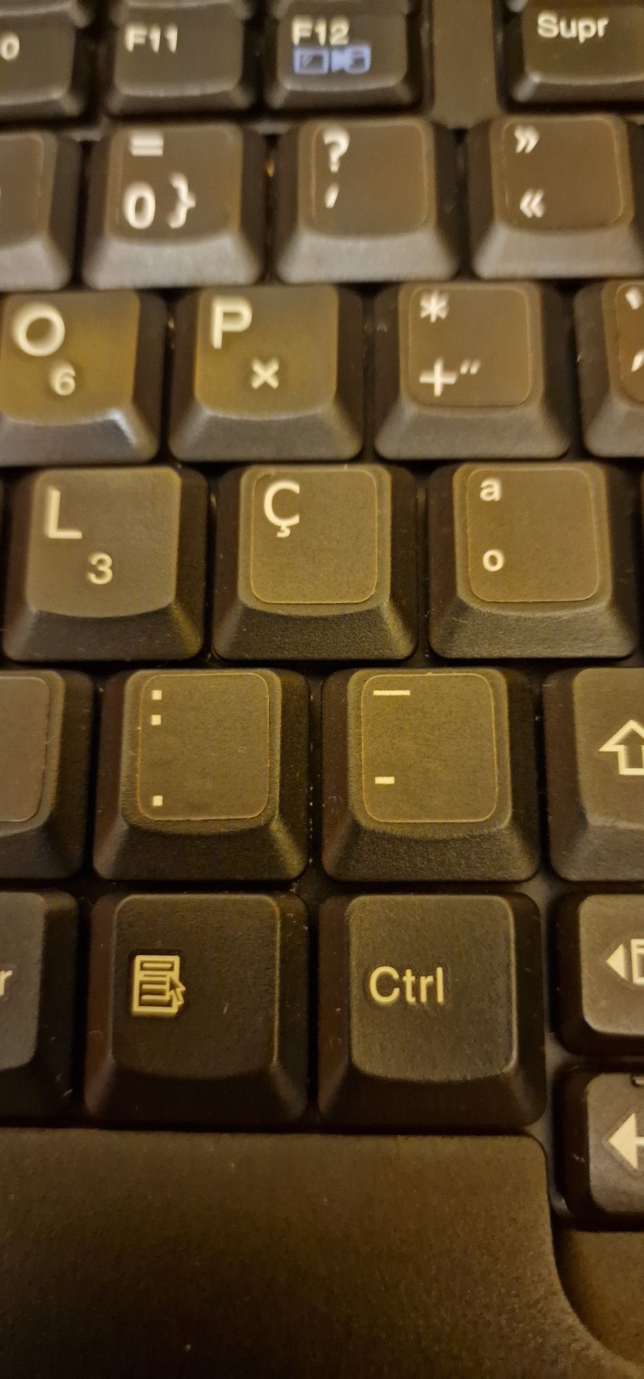 Lenovo thinkpad W500. Para peças, a funcionar.