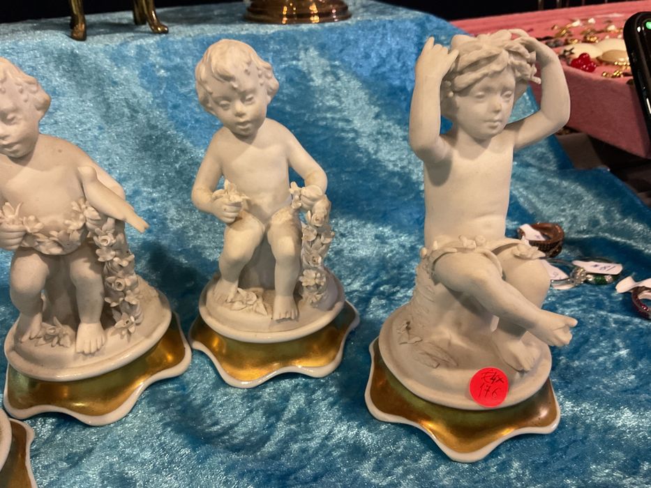 Coleção 4 estações biscuit 12 cm