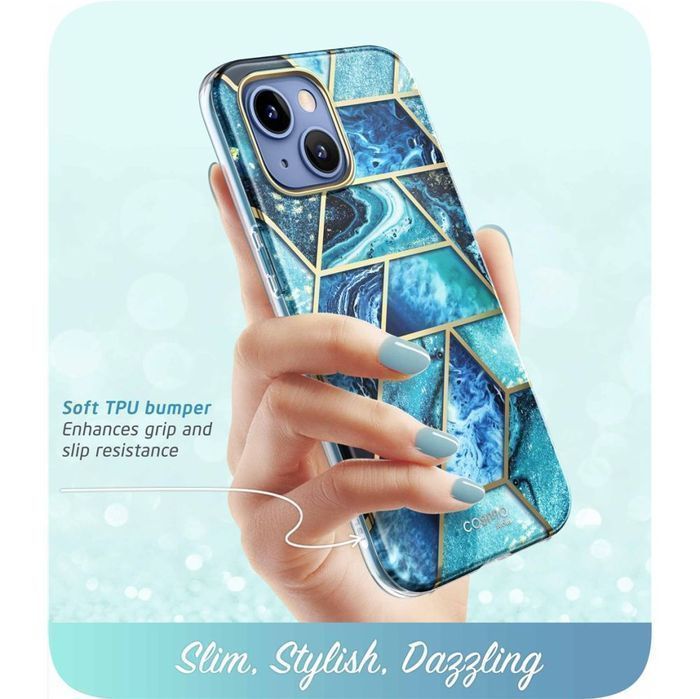 Etui Supcase Cosmo do iPhone 14 Plus / 15 Plus - Ocean Blue