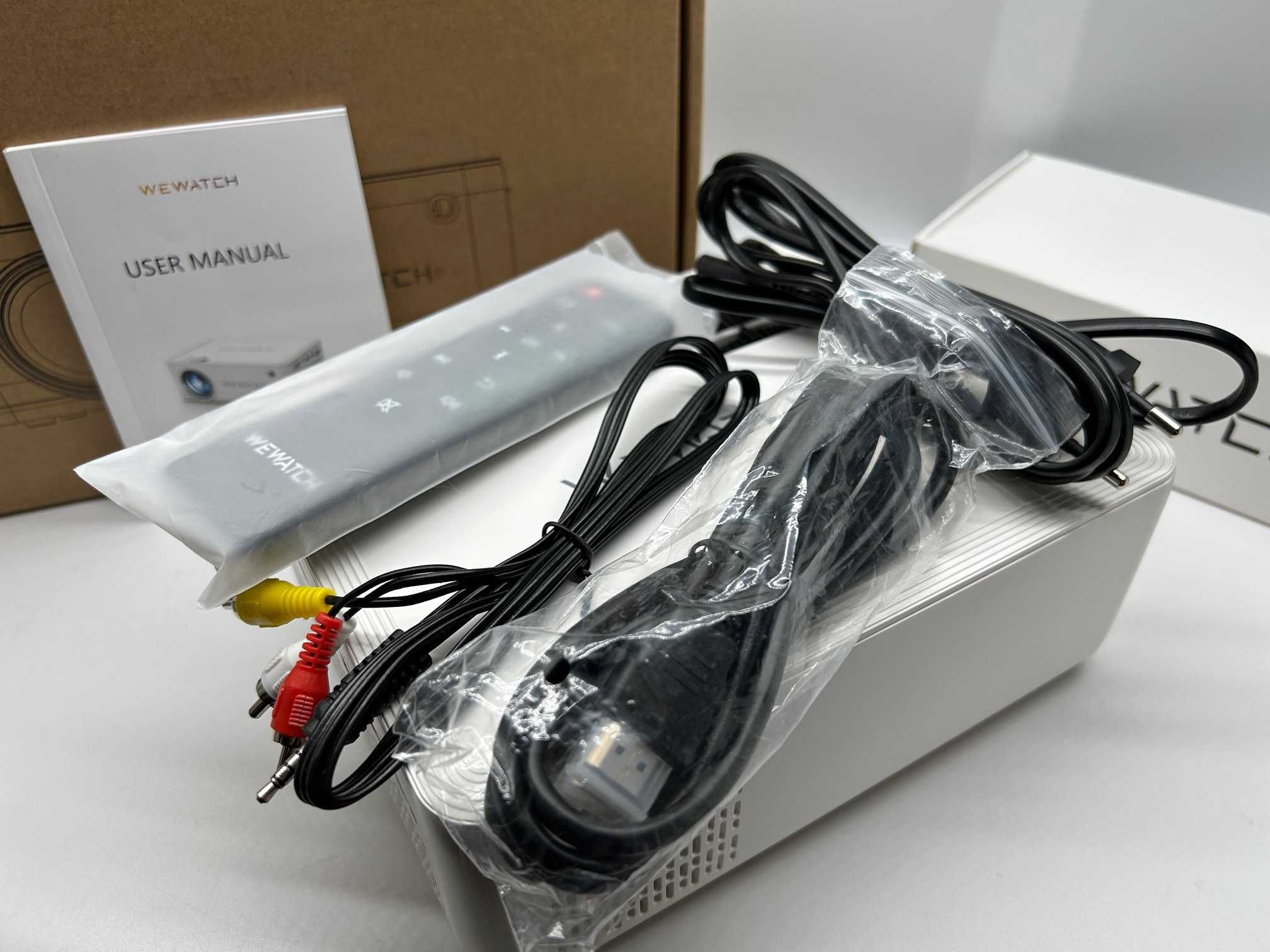 Przenośny MINI projektor LED WEWATCH V10 1080P LED