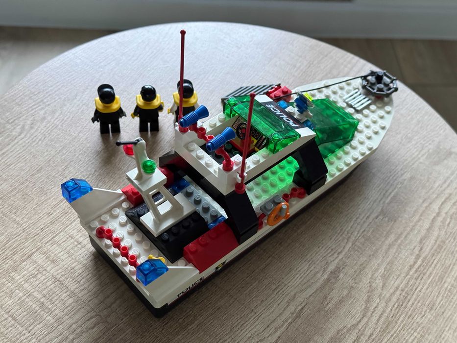 LEGO Town 6433 Coast Watch Motorówka Policyjna Statek Łódź