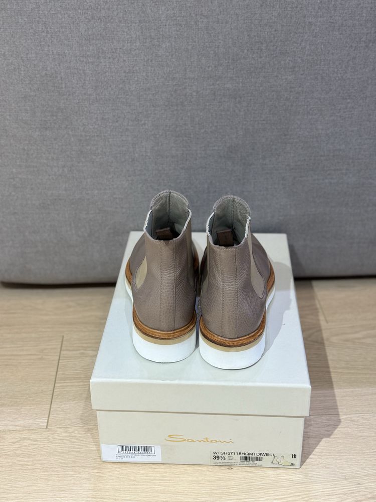 Челси ботинки santoni 39-39.5 оригинал