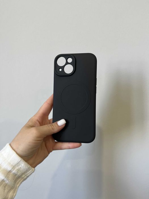 Чохол Black Soft Magsafe для iPhone 15 Pro Max айфон 15 чехол софт-тач